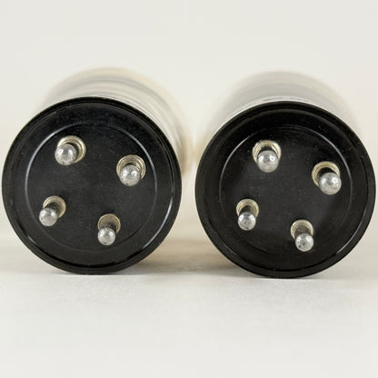 Tested Matched Pair Gold Seal X-201-A Tubes Type 01A Tubes Globe Bullseye Bases