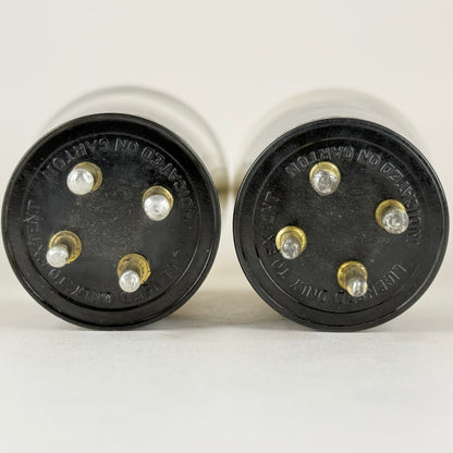Tested Matched Pair Cunningham CX 301 A Tubes Type 01A Tubes Globe Brass Pins