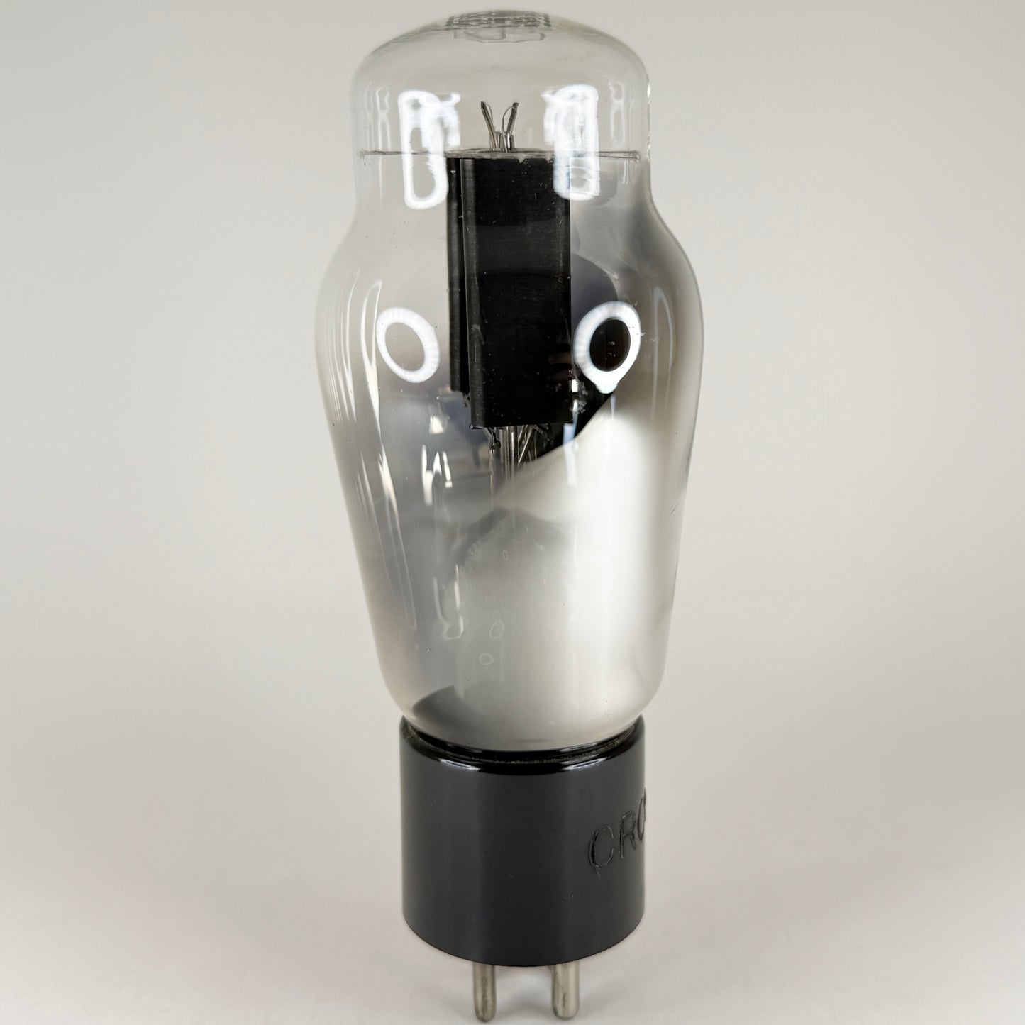 (1) Tested Croyden Type 80 Tube Tall Shoulder Black Plates Hanging Filament Tube