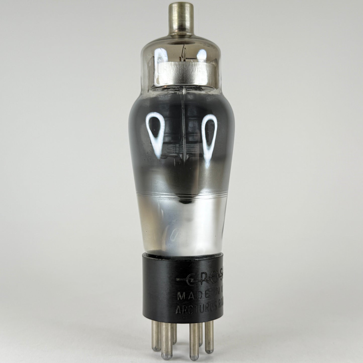(1) Tested Crosley by Arcturus Type 58 Tube Engraved Base Remote Cutoff Pentode