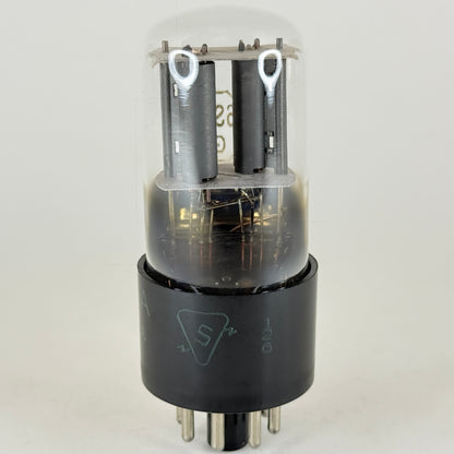 (1) Tested Balanced 1951 Sylvania 6SL7GT Tube Tall Bottle Gray Plates Code 126