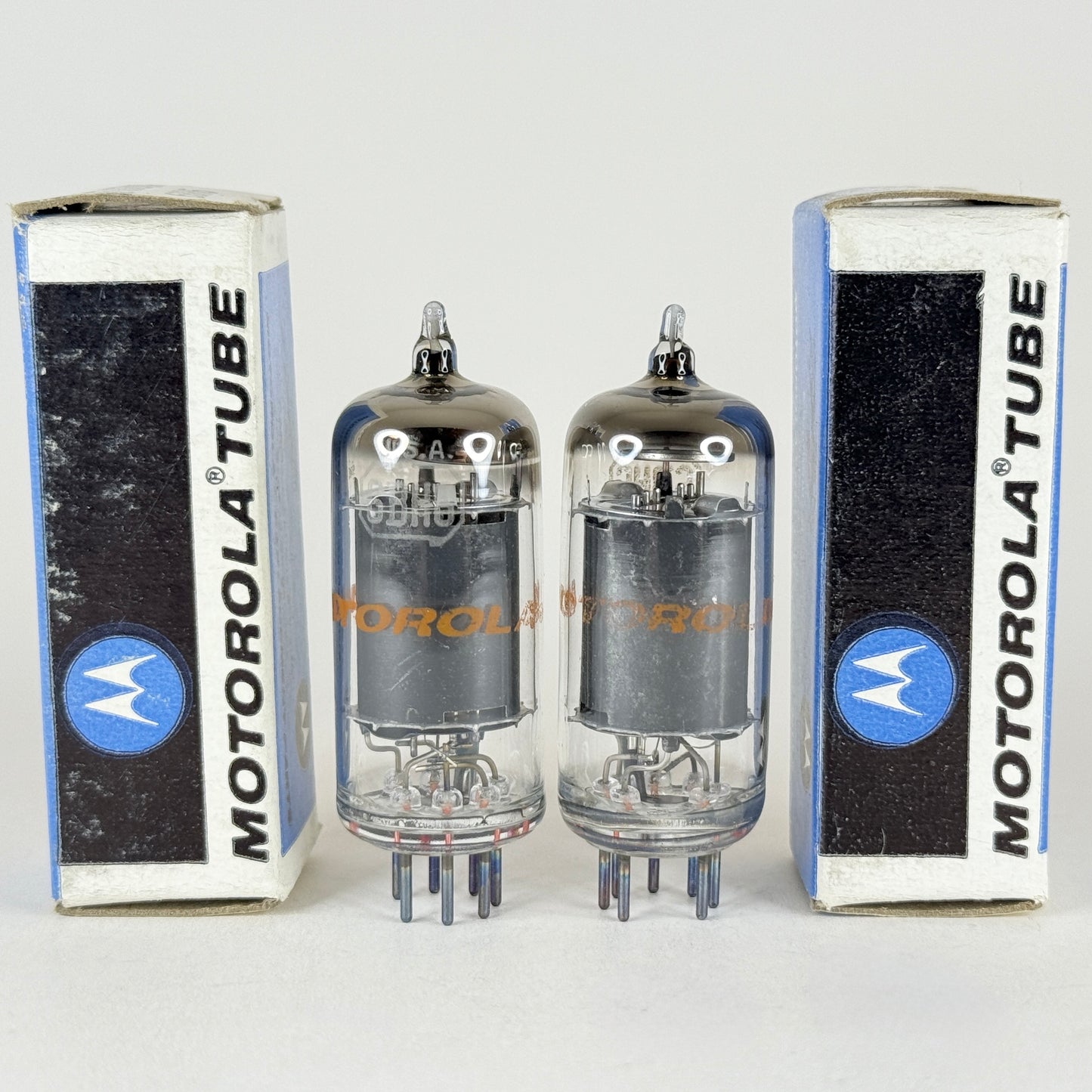 Tested Matched Pair Motorola 6BH6 Tubes with Boxes Codes 69-48 Pentode (b)
