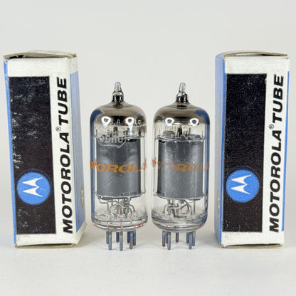 Tested Matched Pair Motorola 6BH6 Tubes with Boxes Codes 69-48 Pentode (b)