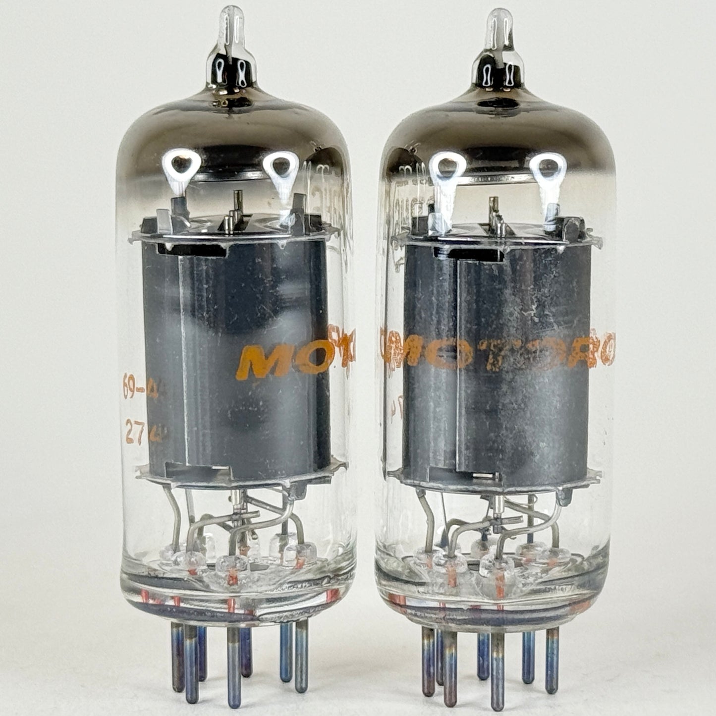 Tested Matched Pair Motorola 6BH6 Tubes with Boxes Codes 69-48 Pentode (b)