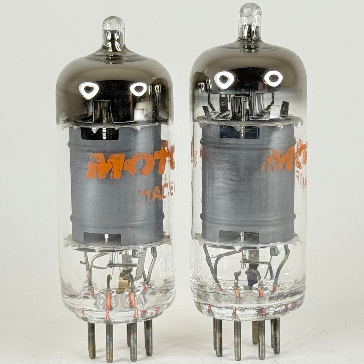 Tested Matched Pair Motorola 6BH6 Tubes with Boxes Sharp Cutoff Pentodes (a)