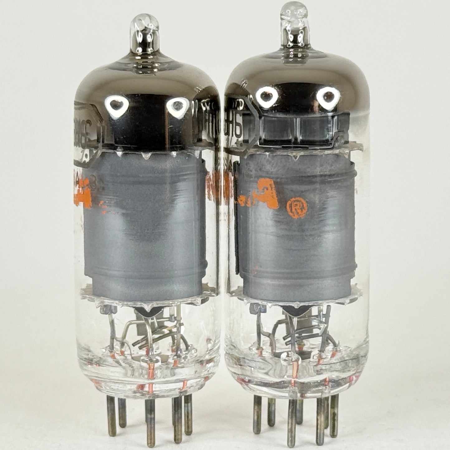 Tested Matched Pair Motorola 6BH6 Tubes with Boxes Sharp Cutoff Pentodes (a)