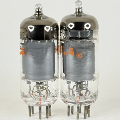 Tested Matched Pair Motorola 6BH6 Tubes with Boxes Sharp Cutoff Pentodes (a)