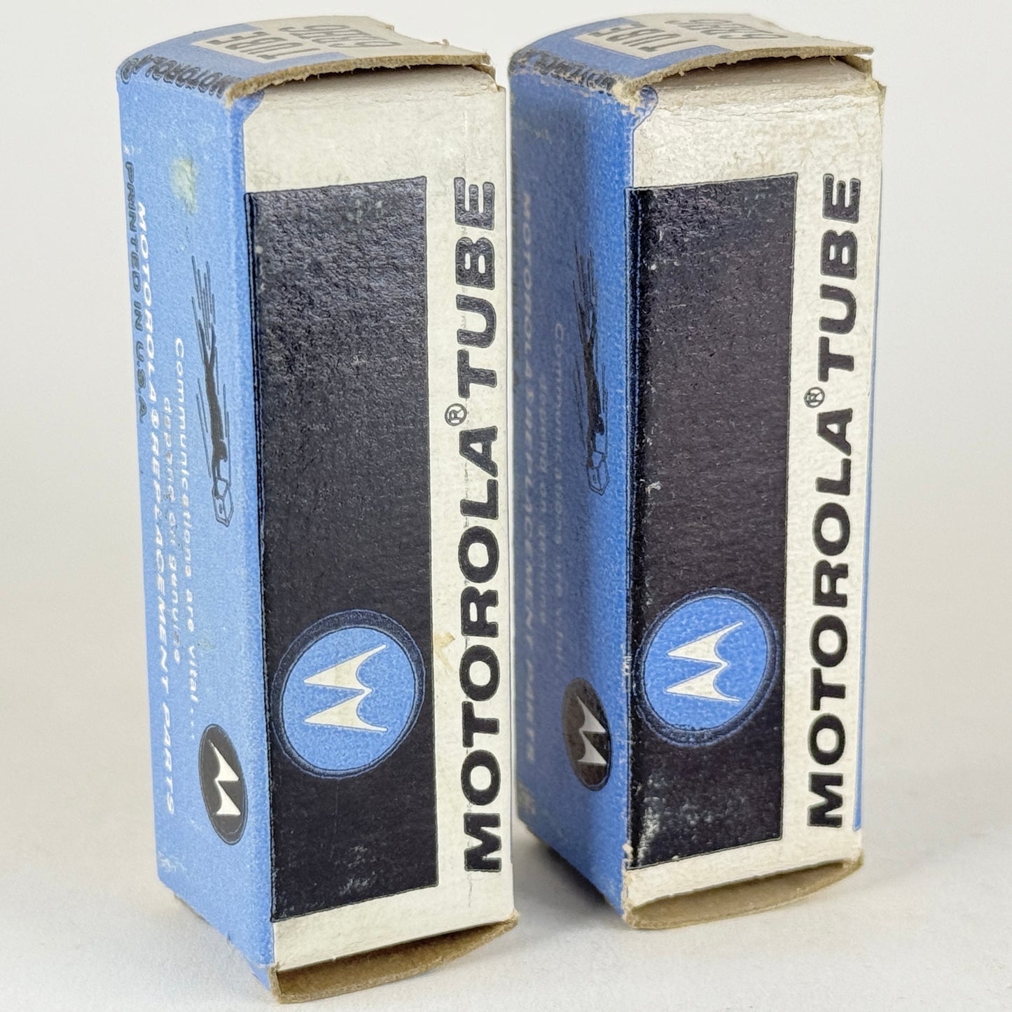 Tested Matched Pair Motorola 6BH6 Tubes with Boxes Sharp Cutoff Pentodes (a)