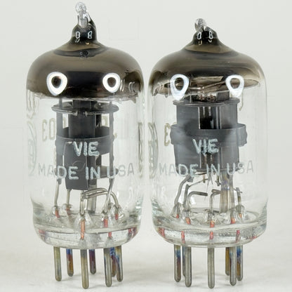 Tested Matched Pair 1945 RCA JRC 9003 Tubes & Boxes VIE Mil Spec VT-203 (c)