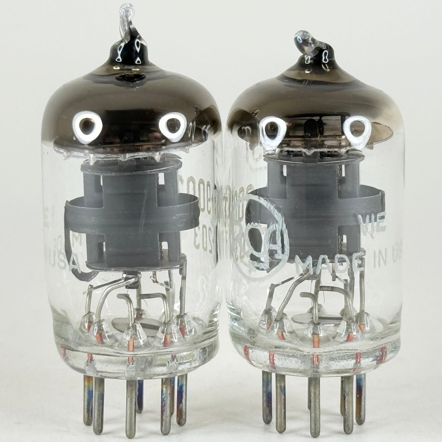 Tested Matched Pair 1945 RCA JRC 9003 Tubes & Boxes VIE Mil Spec VT-203 (c)