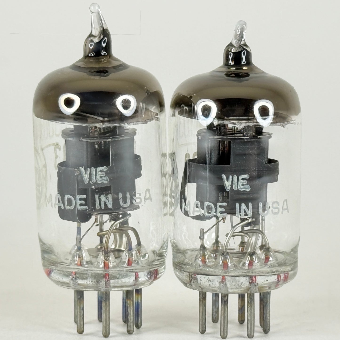 Tested Matched Pair 1945 RCA JRC 9003 Tubes VT-203 with Boxes Codes VIE (d)