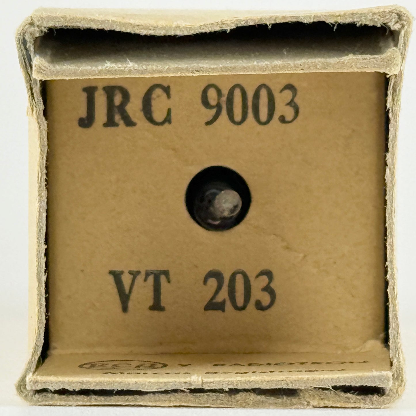(1) Tested 1945 RCA JRC 9003 Tube VT-203 with Box Date Code VIE Pentode Tube (f)