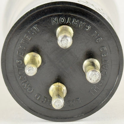 (1) Tested Cunningham CX 326 Tube Type 26 Tube Engraved Globe Brass Pins