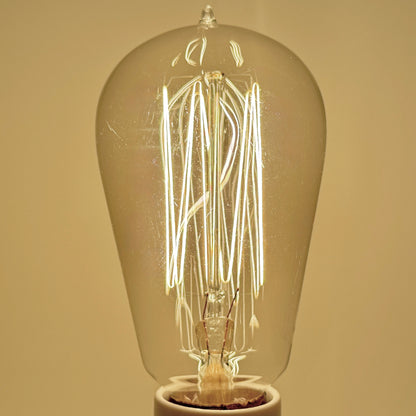 (1) Working Antique GE National Mazda Tipped Glass Light Bulb General Electric