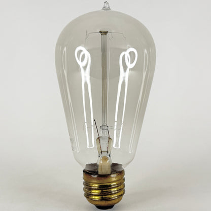 (1) Working Antique GE National Mazda Tipped Glass Light Bulb General Electric