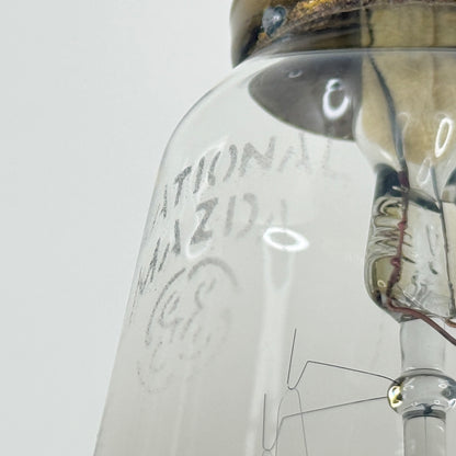 (1) Working Antique GE National Mazda Tipped Glass Light Bulb General Electric