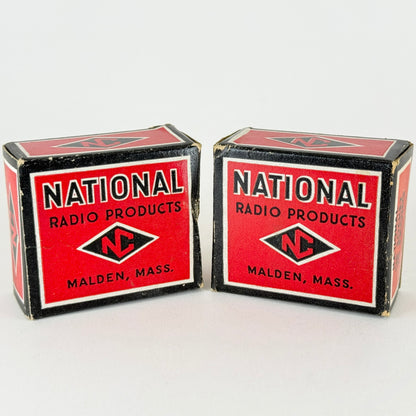 (2) National Radio Products CIR Socket 7S Prong Ceramic 7 Pin Tube Sockets (b)
