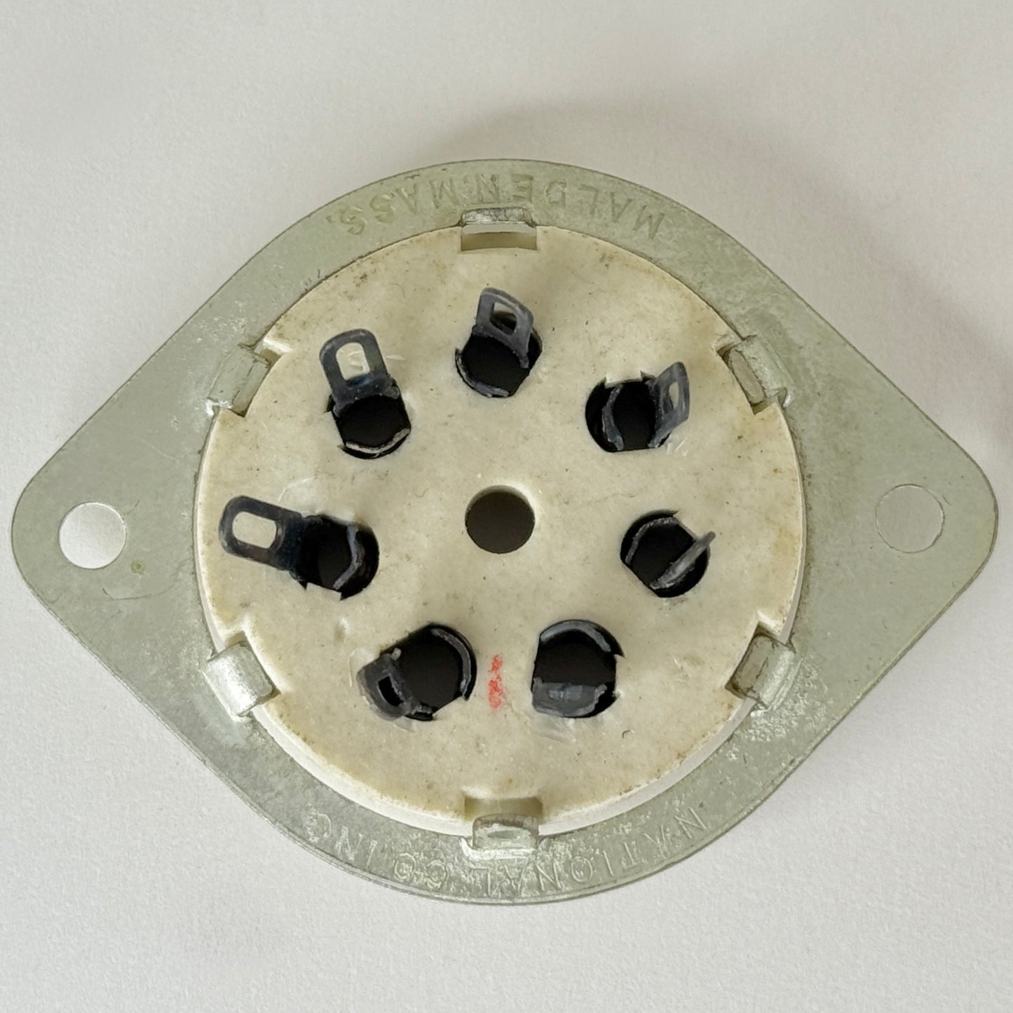 (1) National Radio Products CIR Socket 7S Prong Ceramic 7 Pin Tube Socket (d)