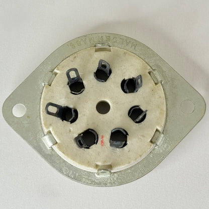 (1) National Radio Products CIR Socket 7S Prong Ceramic 7 Pin Tube Socket (d)