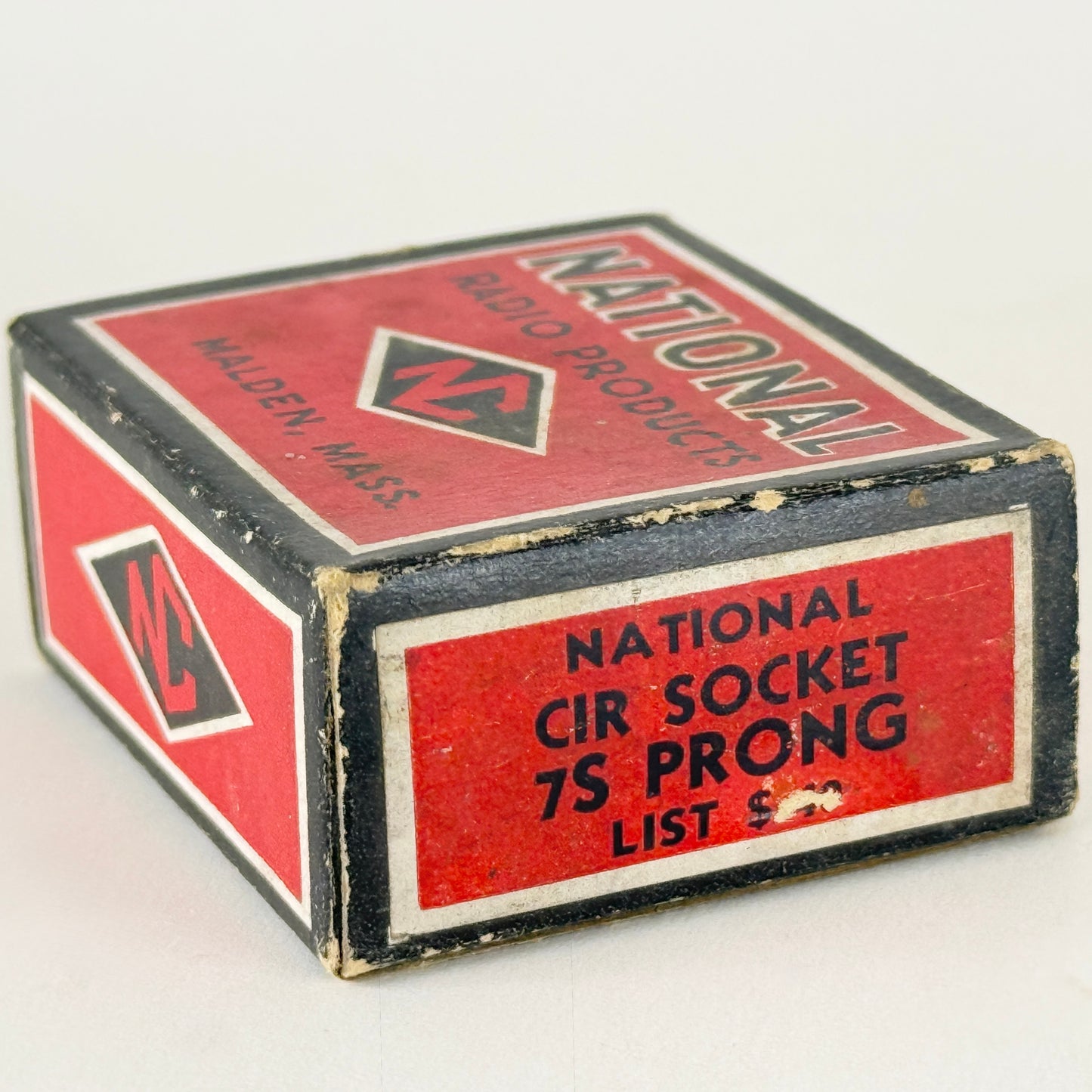 (1) National Radio Products CIR Socket 7S Prong Ceramic 7 Pin Tube Socket (d)