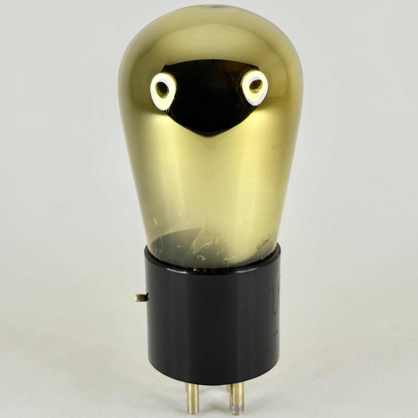 (1) Tested Ureco 112 Tube Goldentone Gold Glass Type 12 Radio Tube Vacuum Tube