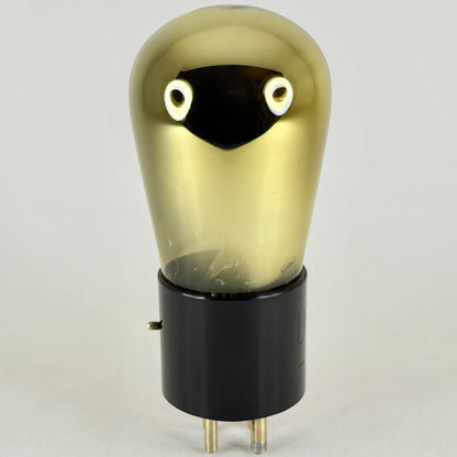 (1) Tested Ureco 112 Tube Goldentone Gold Glass Type 12 Radio Tube Vacuum Tube