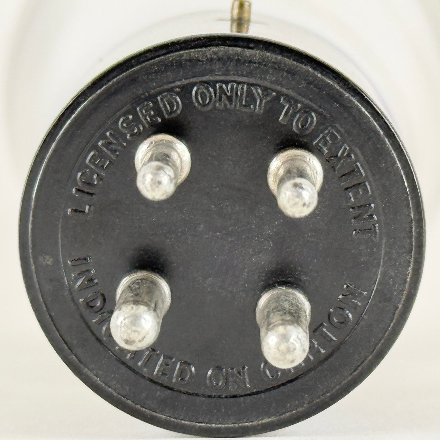 (1) Tested RCA Cunningham UX 281 Tube Type 81 Large Engraved Globe Balloon Tube