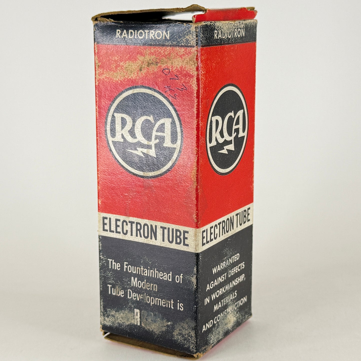 (1) Tested RCA 6AB5 6N5 Eye Tube with Box Bright Green Magic Eye Code 513