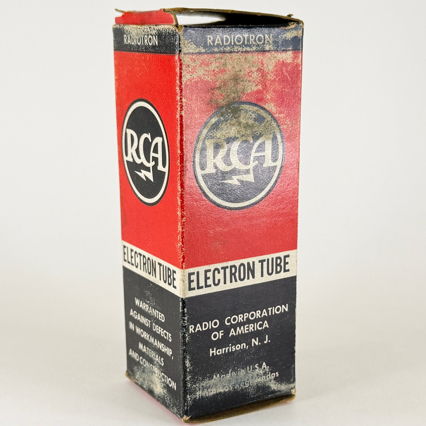 (1) Tested RCA 6AB5 6N5 Eye Tube with Box Bright Green Magic Eye Code 513