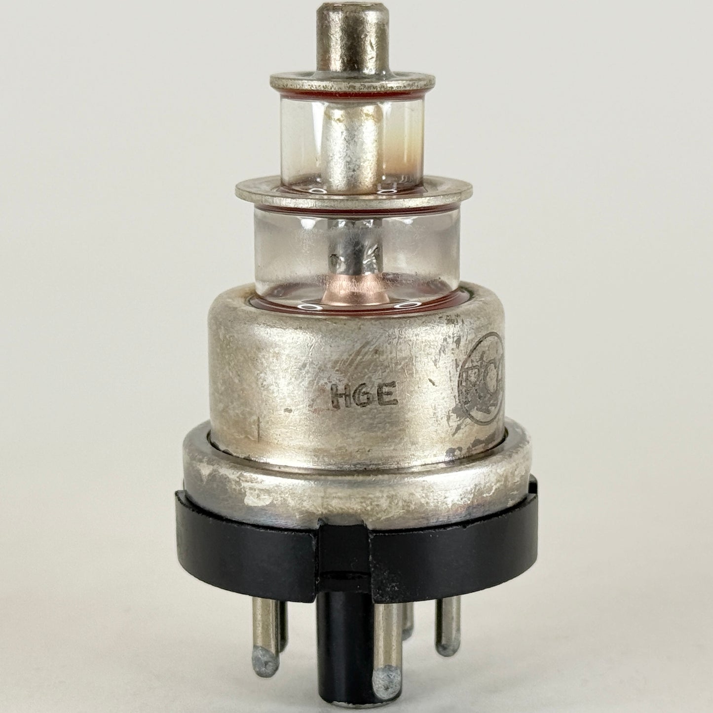 (1) Tested 1944 RCA USN CRC 446A Tube Mil Spec Lighthouse Tube Date Code H6E (c)