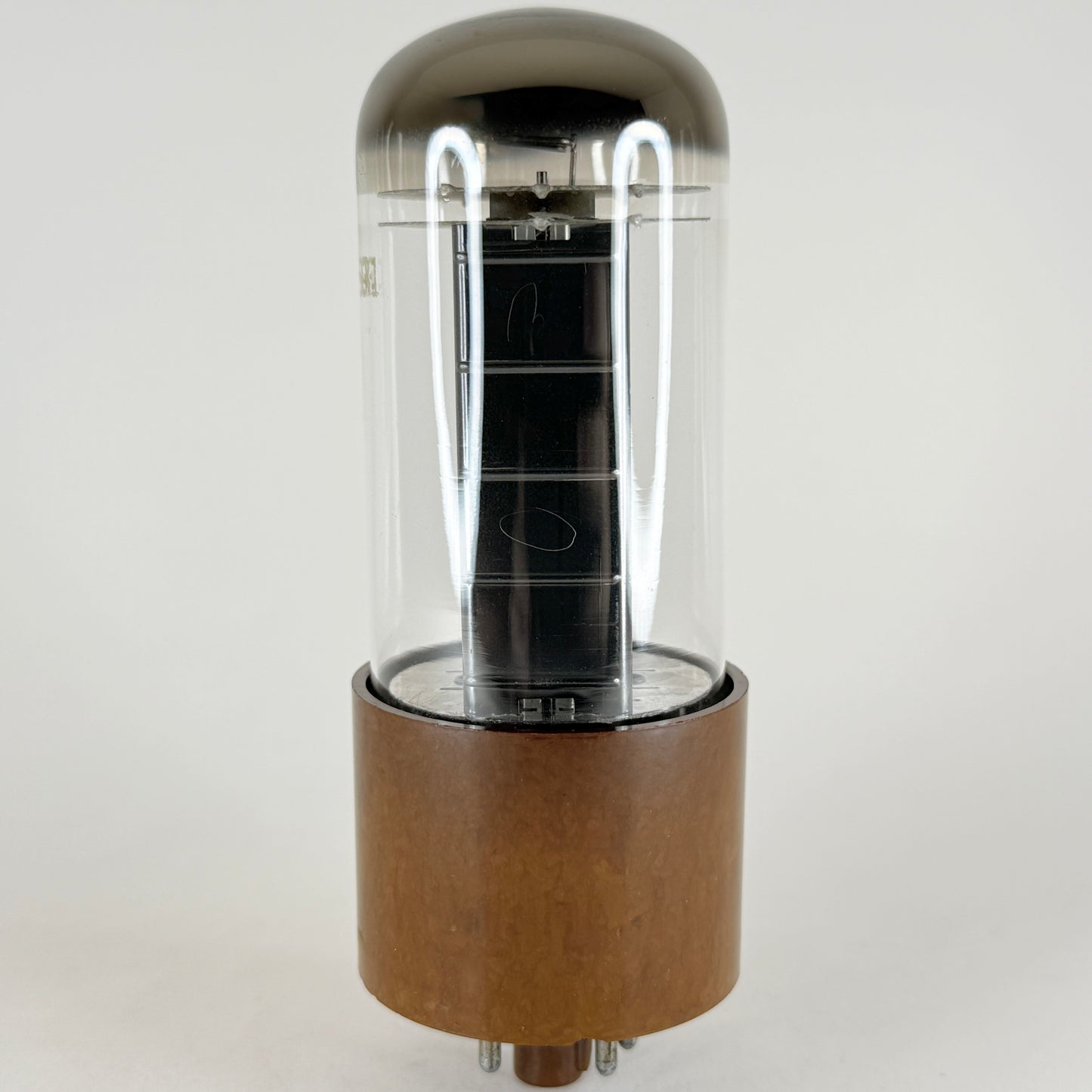 (1) Tested Strong Unbranded Sylvania 5931 Tube (Mil Spec 5U4WG) Black Plate Triple Mica