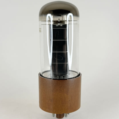 (1) Tested Strong Unbranded Sylvania 5931 Tube (Mil Spec 5U4WG) Black Plate Triple Mica