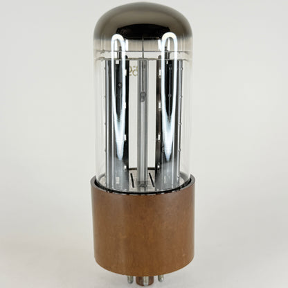 (1) Tested Strong Unbranded Sylvania 5931 Tube (Mil Spec 5U4WG) Black Plate Triple Mica