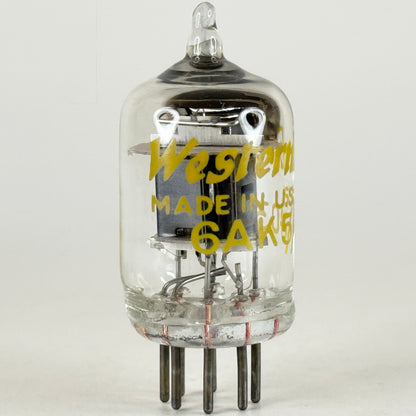 (1) Tested 1949 Western Electric 6AK5 403A Tube Code 939 Square Halo Getter