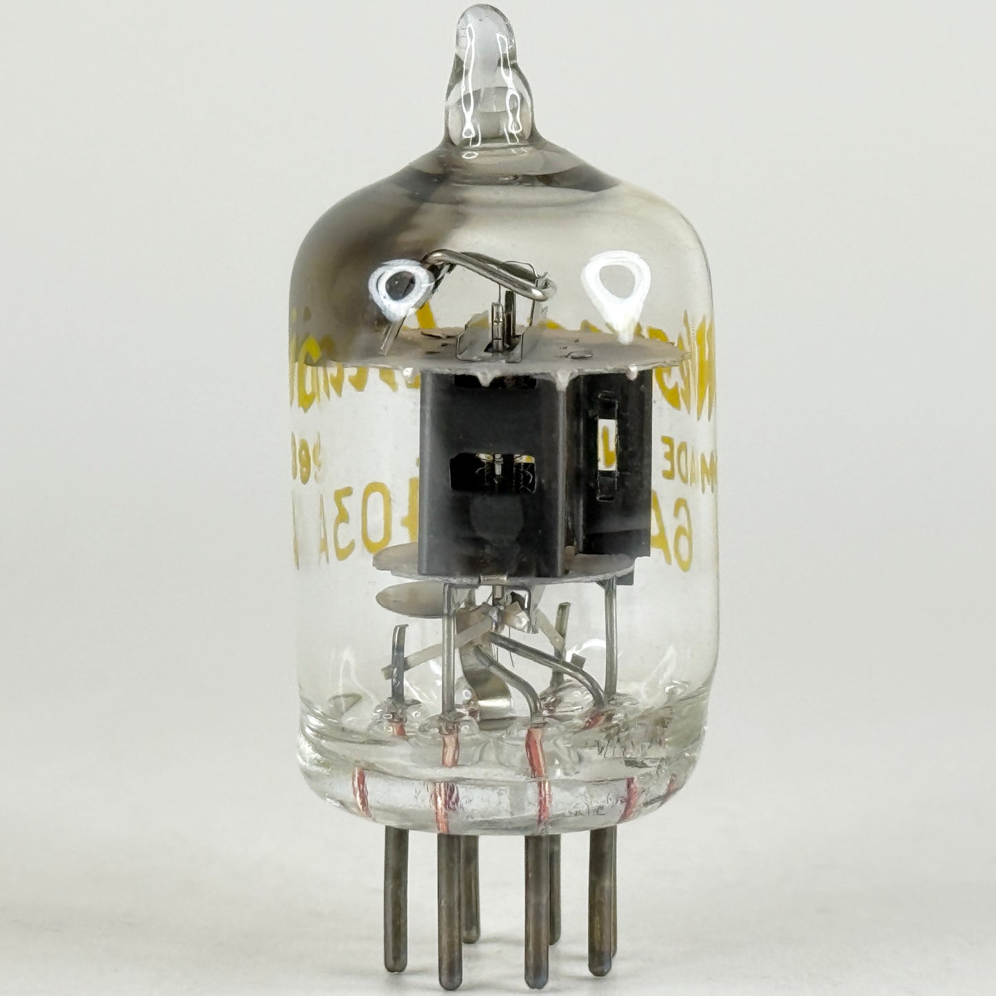 (1) Tested 1949 Western Electric 6AK5 403A Tube Code 939 Square Halo Getter