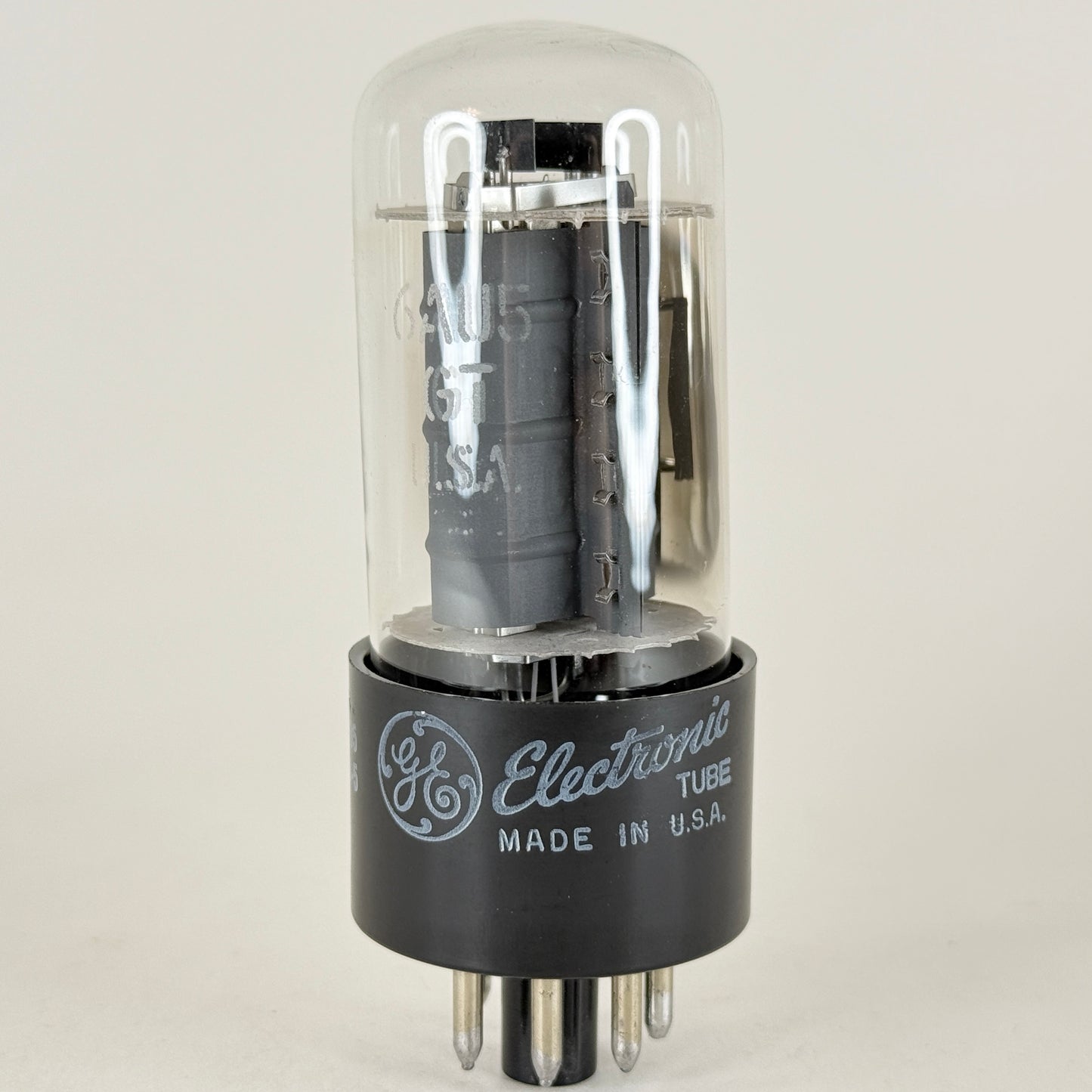 (1) Tested 1963 GE 6AU5GT Tube with Box Code 63-35 General Electric Power Tube