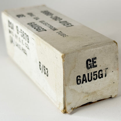 (1) Tested 1963 GE 6AU5GT Tube with Box Code 63-35 General Electric Power Tube
