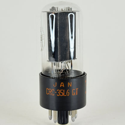 (1) Tested 1964 RCA JAN CRC 35L6GT Tube with Box Mil Spec Tube Date Code 64-35