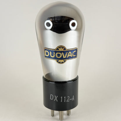 (1) Tested Strong Duovac DX 112A Tube Saturn Getter Type 12A Tube Globe Tube