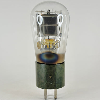 (1) Tested Rare Green Marbled Bakelite Continental UX 112A Tube 12A Globe Tube
