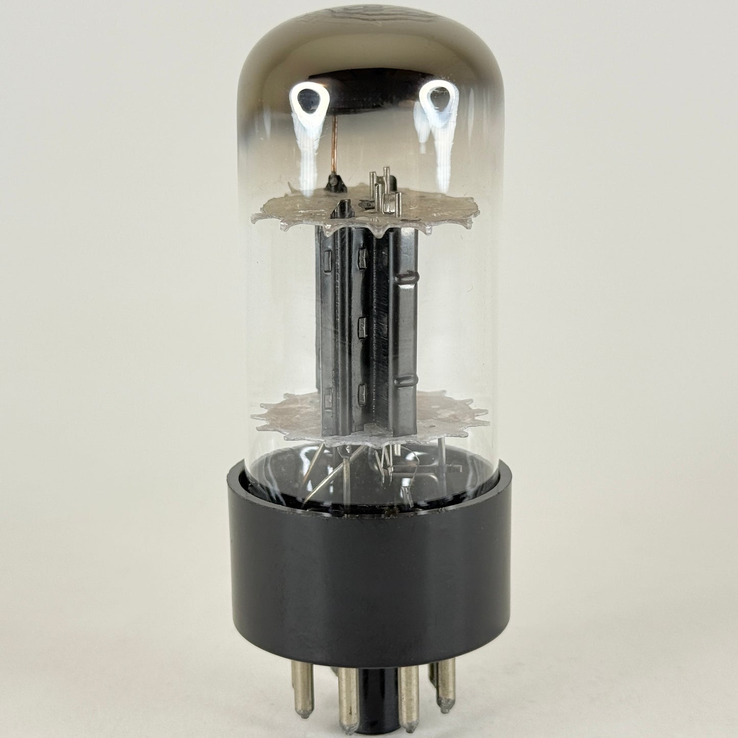 (1) Tested Tung Sol 6SN7GTB Tube Tall Bottle Black Plate Horseshoe Getter 624-3