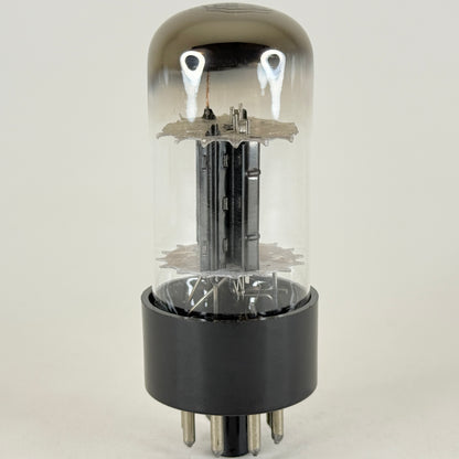 (1) Tested Tung Sol 6SN7GTB Tube Tall Bottle Black Plate Horseshoe Getter 624-3
