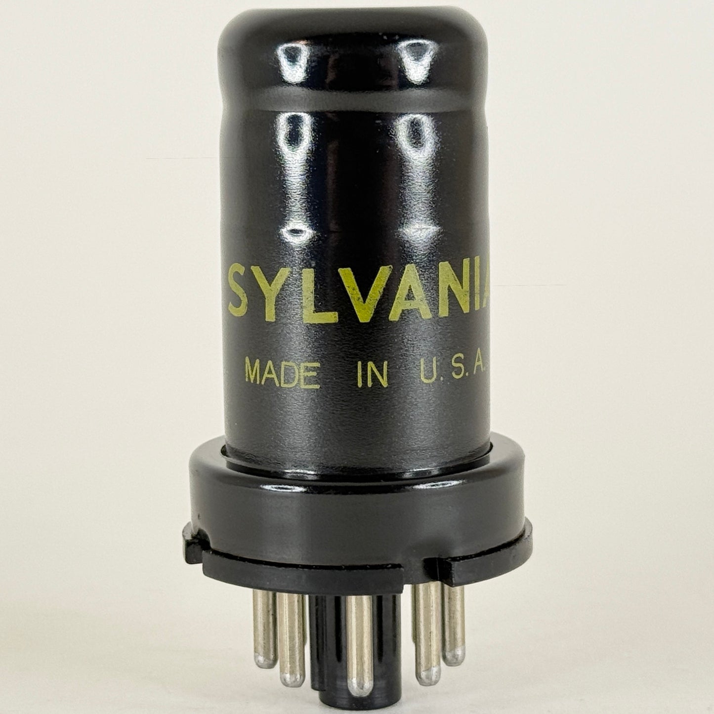 (1) Tested 1959 Sylvania 6AC7 Tube with Box Code FF Sharp Cut Off Pentode Tube