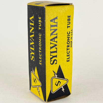 (1) Tested 1959 Sylvania 6AC7 Tube with Box Code FF Sharp Cut Off Pentode Tube
