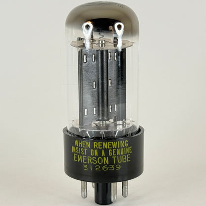(1) Tested Emerson 12AX4GTA Tube with Box Date Code 639 Sylvania EIA Rectifier