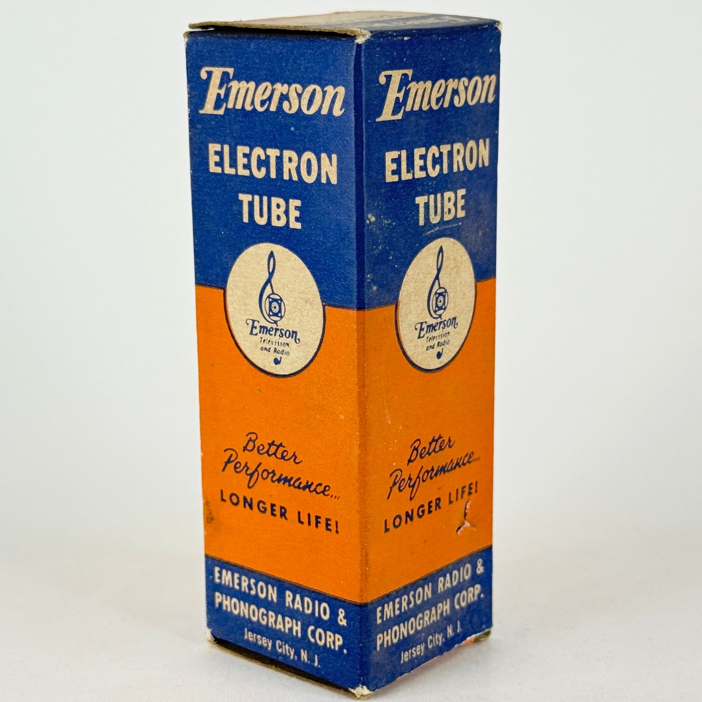 (1) Tested Emerson 12AX4GTA Tube with Box Date Code 639 Sylvania EIA Rectifier