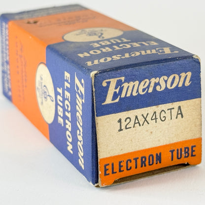 (1) Tested Emerson 12AX4GTA Tube with Box Date Code 639 Sylvania EIA Rectifier