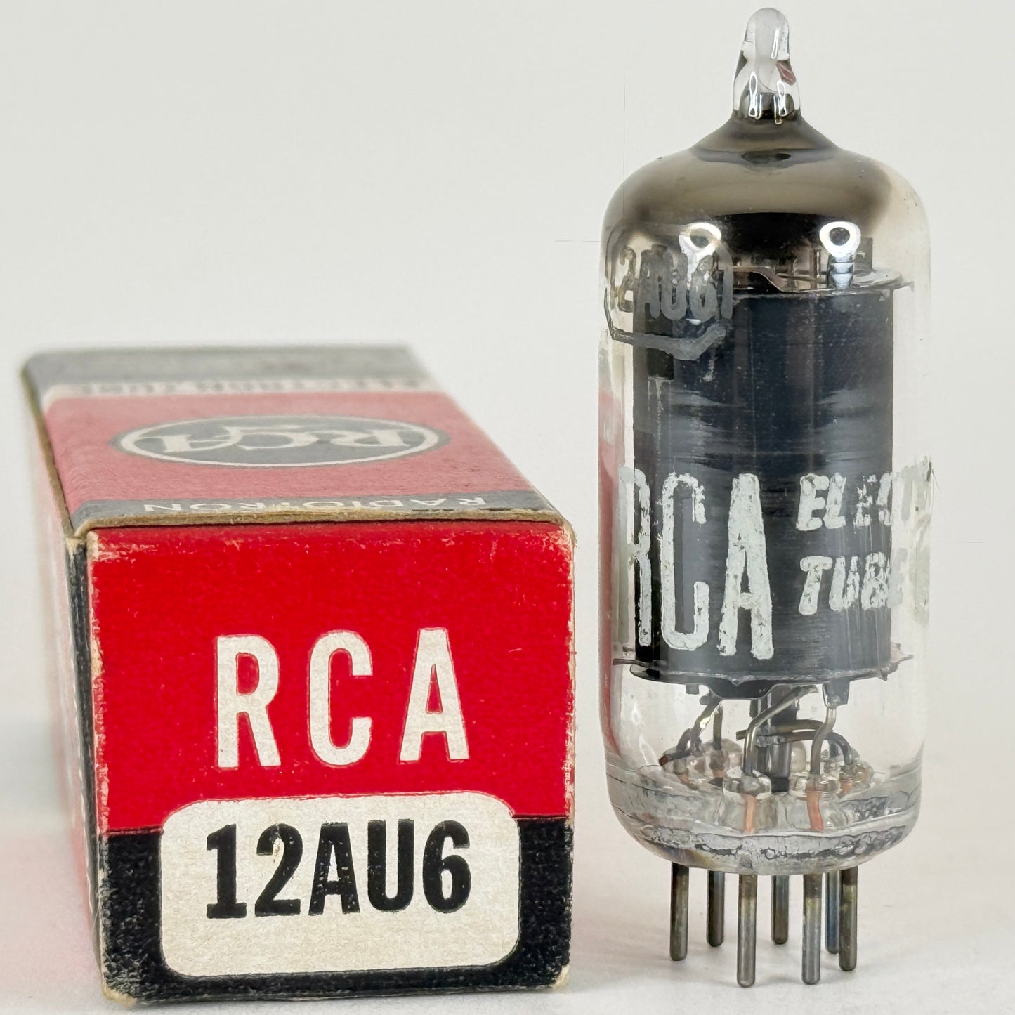 (1) Tested RCA 12AU6 Tube with Box Date Code 443 Sharp Cutoff Pentode Tube