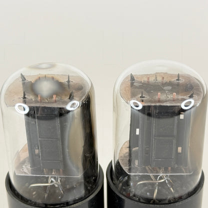 Tested Matched Pair RCA 6SN7 GTA Tubes Copper Grid Posts Black Plates 713 & 509