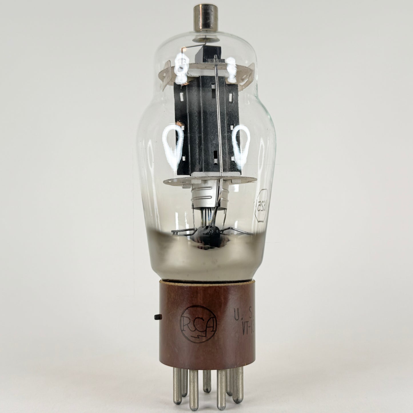 (1) Tested RCA 1625 Tube VT-136 Code S2 Large Dual D Getters Mil Spec Power Tube